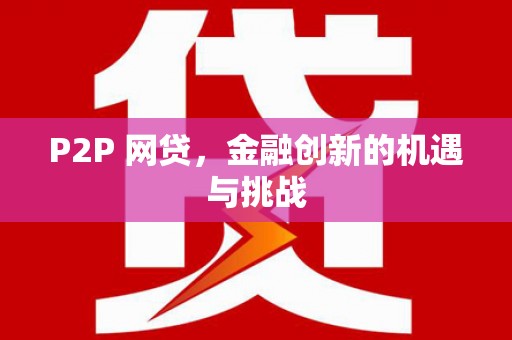 六甲P2P 网贷，金融创新的机遇与挑战