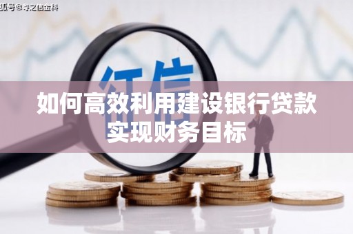 六甲如何高效利用建设银行贷款实现财务目标