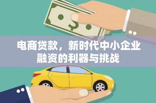 六甲电商贷款，新时代中小企业融资的利器与挑战
