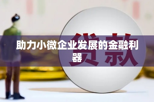 六甲助力小微企业发展的金融利器