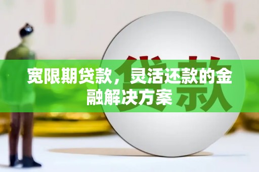 六甲宽限期贷款，灵活还款的金融解决方案