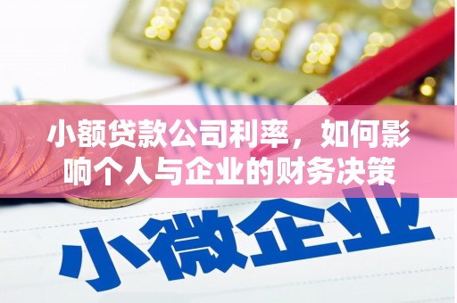 六甲小额贷款公司利率，如何影响个人与企业的财务决策