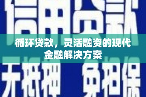 六甲循环贷款，灵活融资的现代金融解决方案