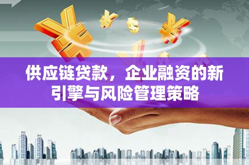 六甲供应链贷款，企业融资的新引擎与风险管理策略