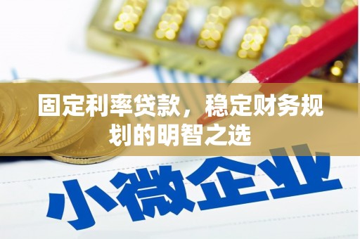 六甲固定利率贷款，稳定财务规划的明智之选