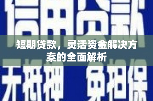 六甲短期贷款，灵活资金解决方案的全面解析