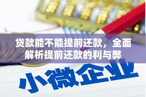 六甲贷款能不能提前还款，全面解析提前还款的利与弊