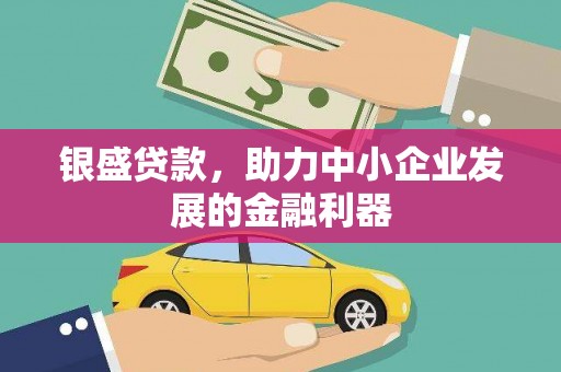 六甲银盛贷款，助力中小企业发展的金融利器